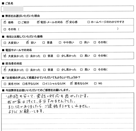 愛知県名古屋市中川区　登記の感想