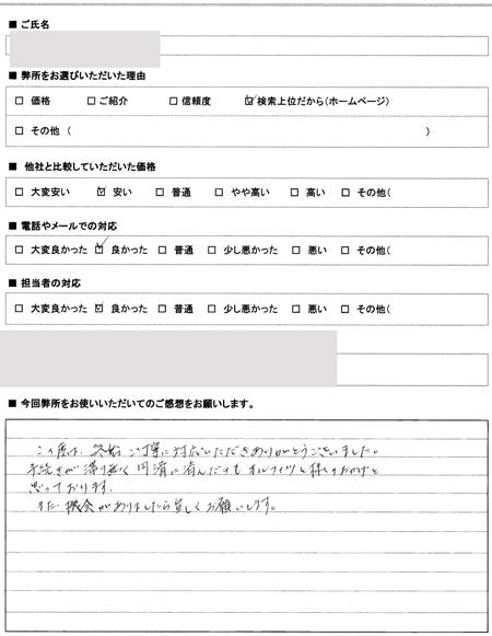 大府市　不動産登記手続きの感想