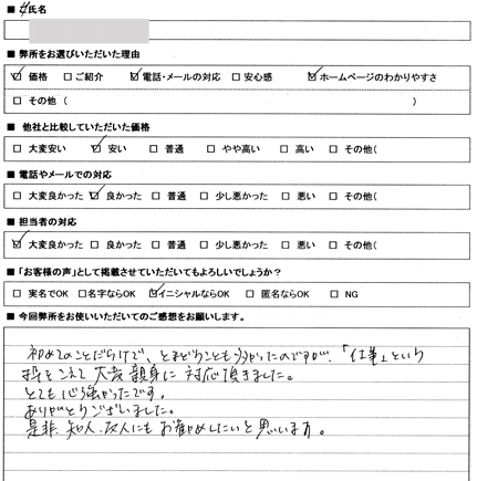 尾張旭市　土地と建物　登記手続きの感想