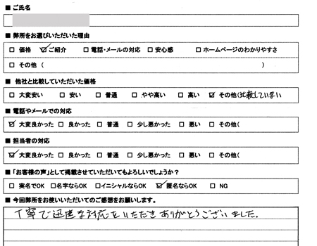 愛知県名古屋市千種区　登記の感想