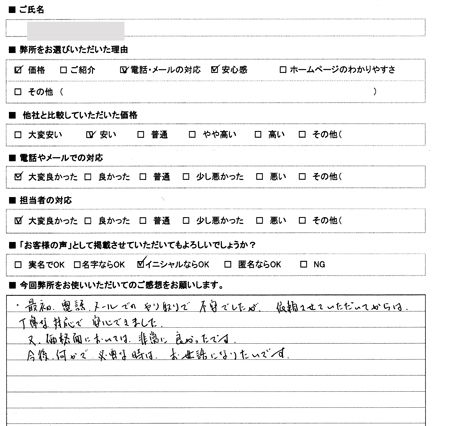 愛知県愛西市　登記の感想