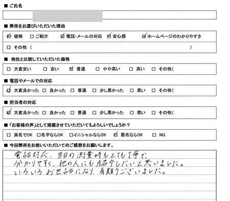 愛知県名古屋市守山区　登記の感想