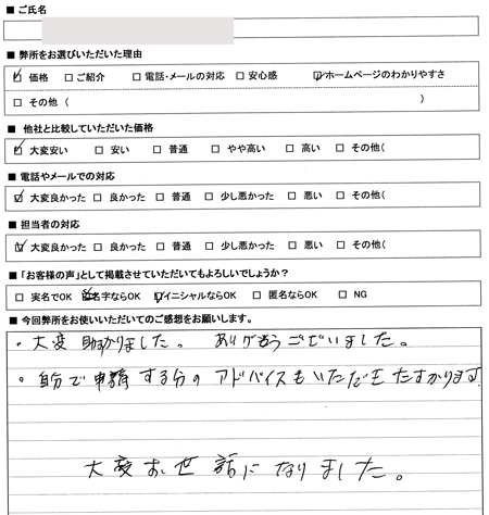 愛知県豊川市　登記の感想