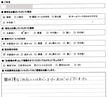 愛知県名古屋市西区　登記の感想